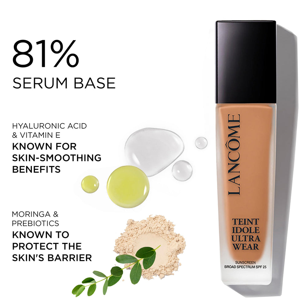 Lancôme application with brush delivering full coverage and seamless buffing