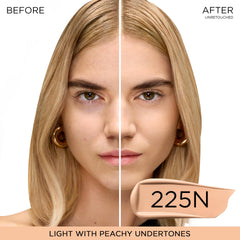 Lancôme pump detail demonstrating controlled dispensing for mess‑free application