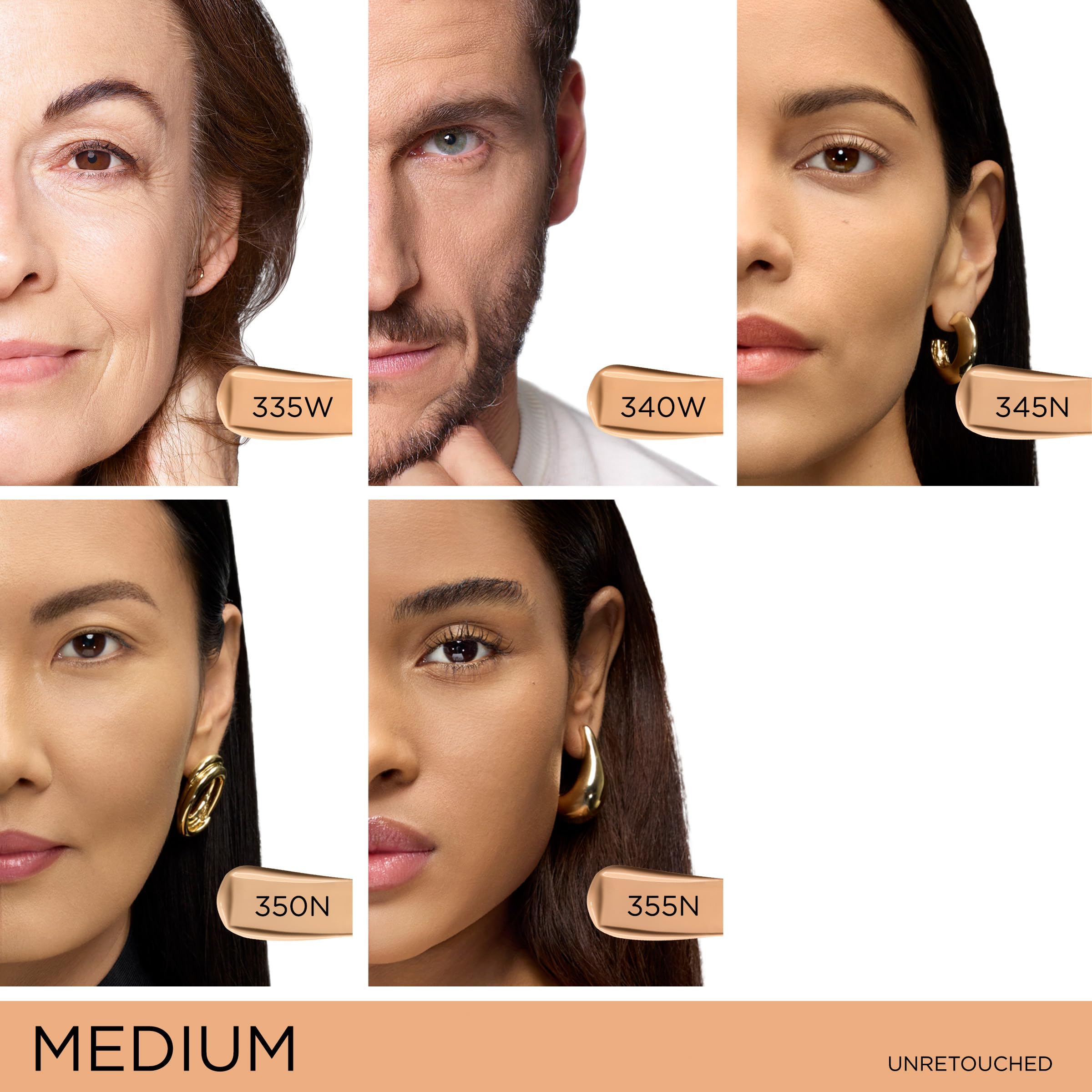 Lancôme foundation applied with fingers for natural, lightweight wear