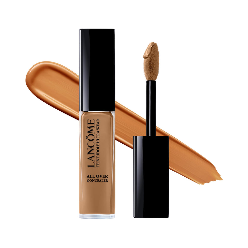 Lancôme front packaging showing shade 460 Suede Warm and sleek tube — clear shade ID
