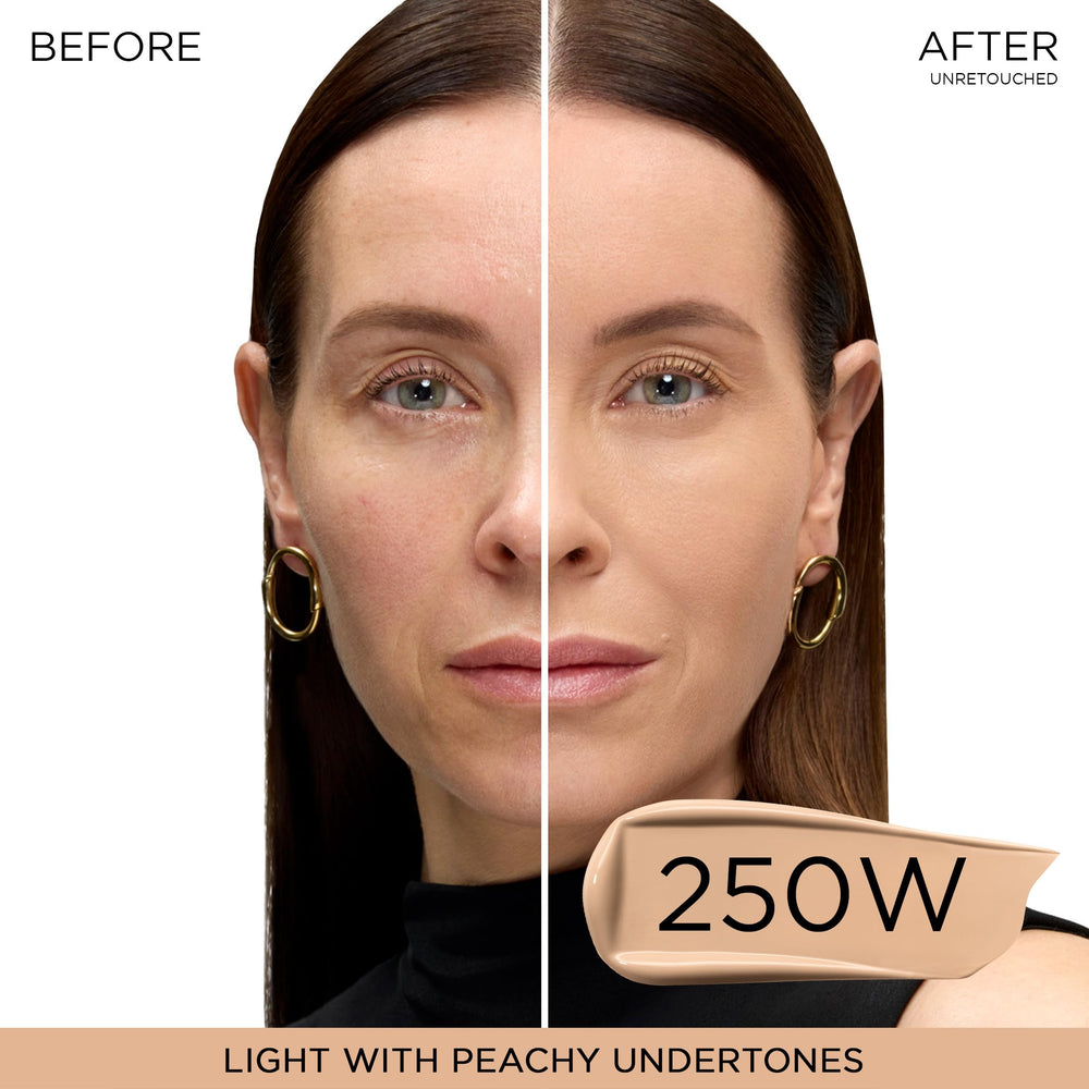 Lancôme pump detail demonstrating controlled dispensing and easy application