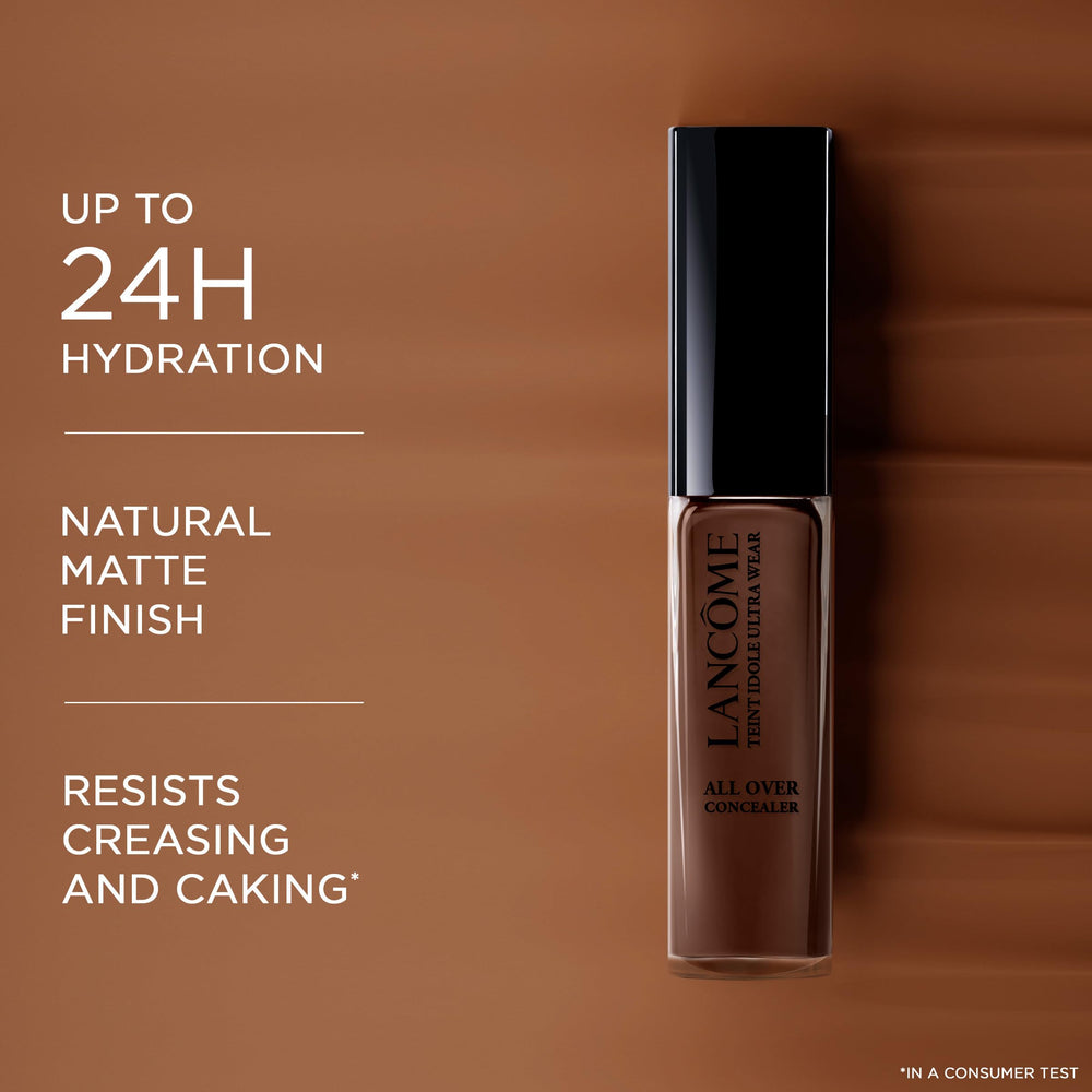 Lancôme concealer texture swipe demonstrating lightweight blendability and coverage