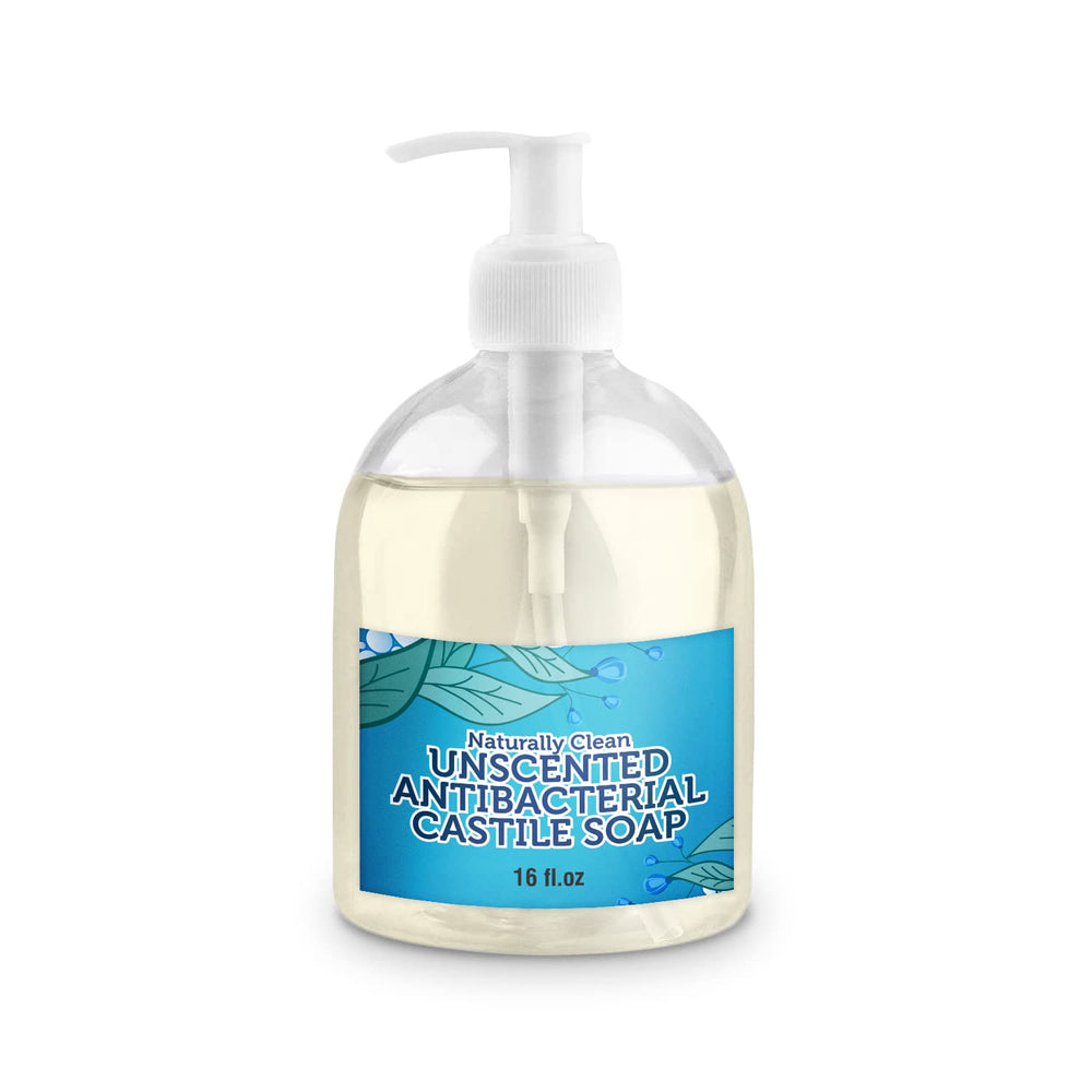 LandLSoap front label showing 16 oz bottle and unscented benefit