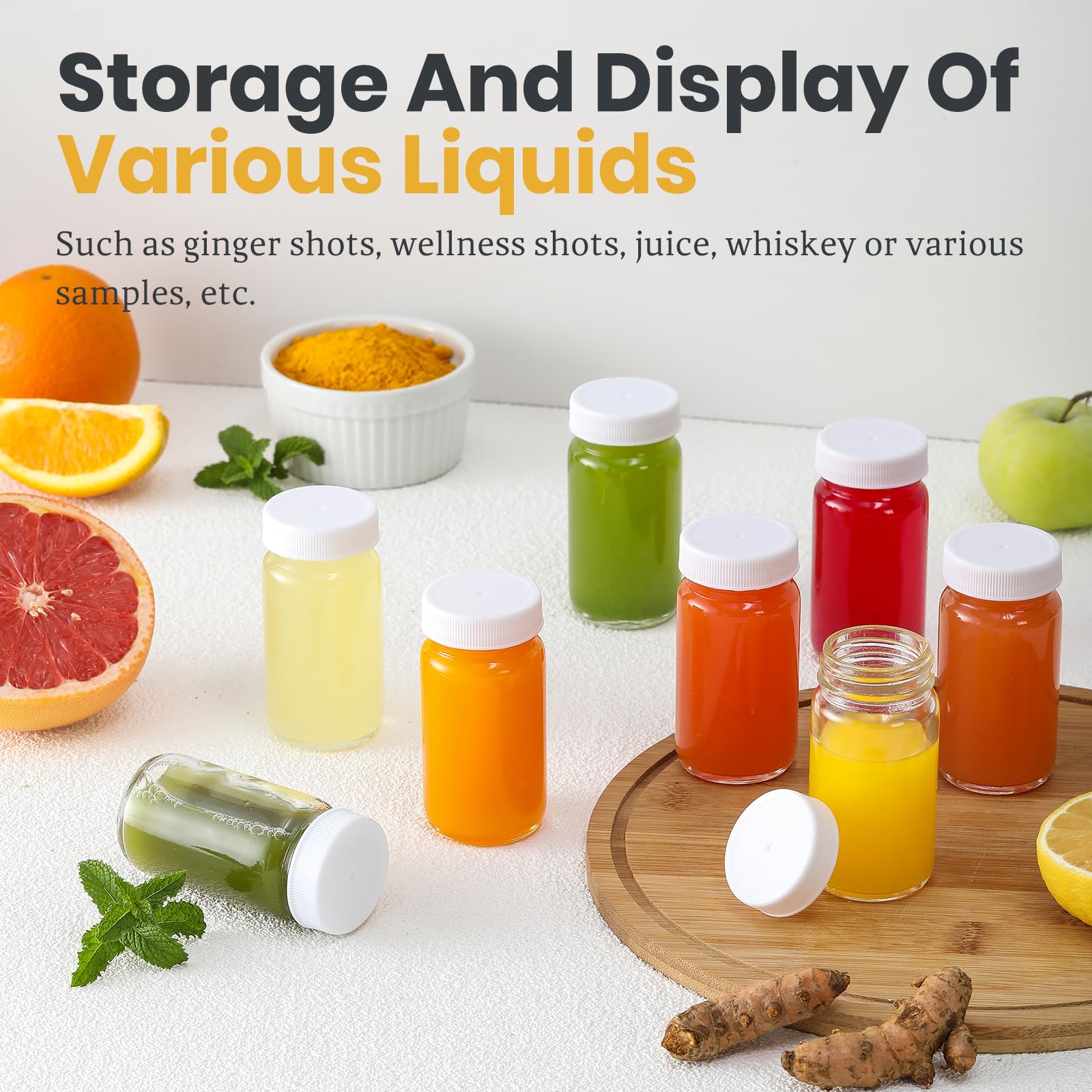 LANDNEOO blank labels and marker beside bottles for simple organization