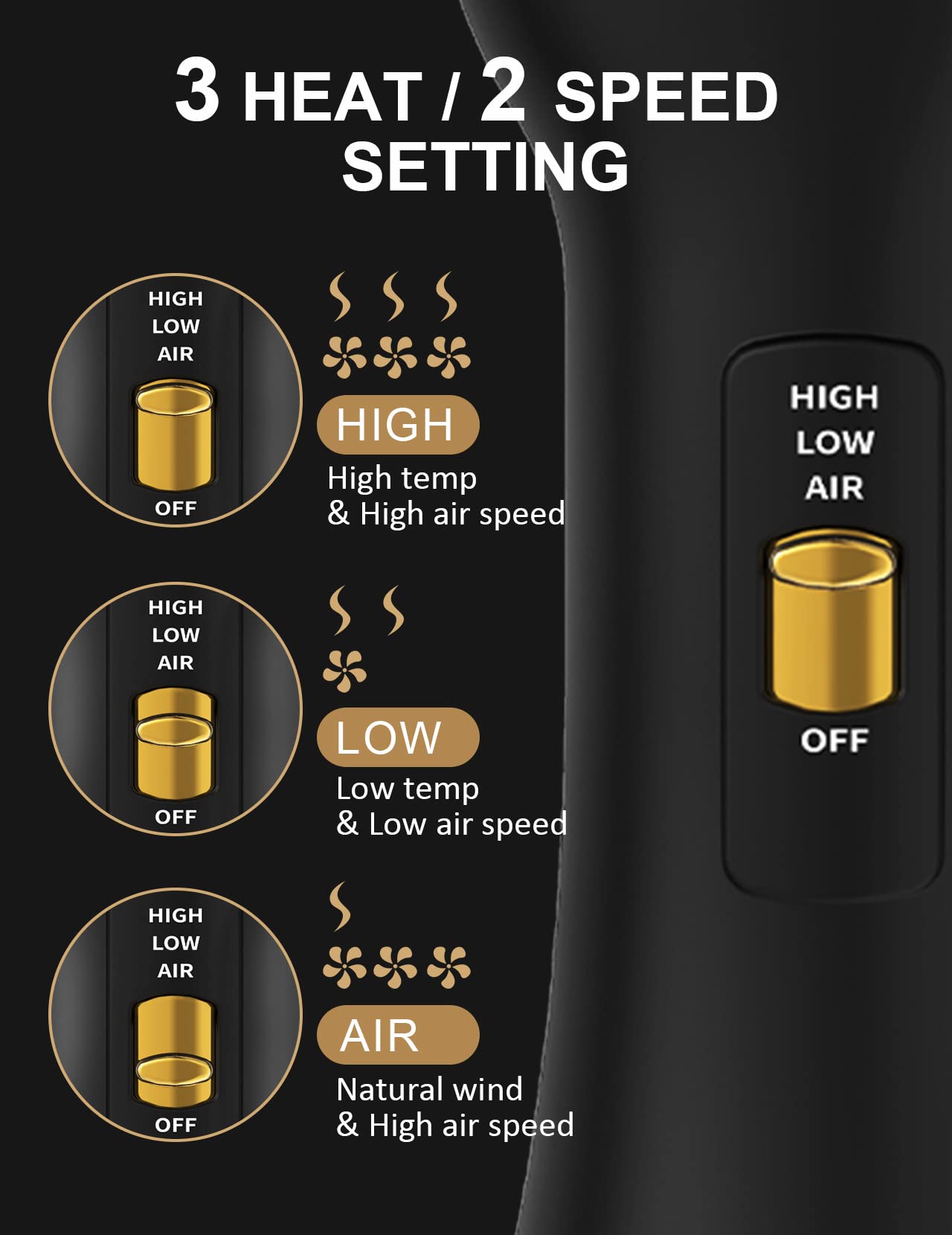 LANDOT before and after hair showing increased volume and reduced frizz