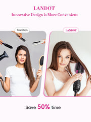 LANDOT ergonomic handle and swivel cord reduce arm fatigue