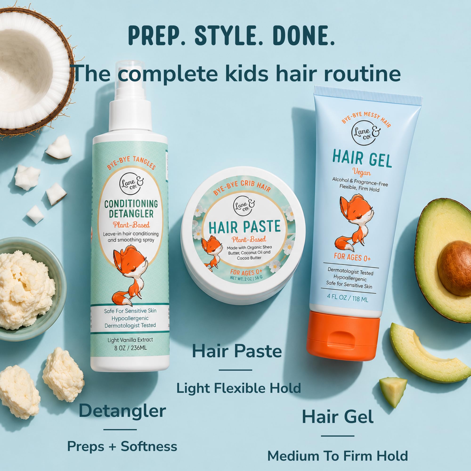 LANE & CO. defining curls while reducing frizz for soft-looking hair