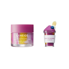 LANEIGE front jar showing Acai Mango Smoothie edition and collectible topper benefit convenience