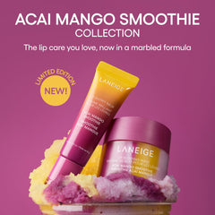 LANEIGE closeup of marbled lip mask texture revealing rich blend for deep hydration