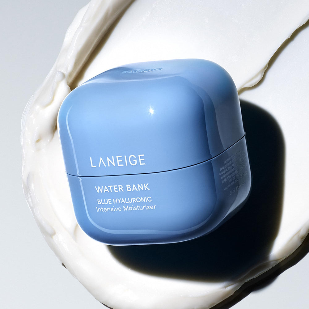 LANEIGE close-up cream texture illustrating rich hydration and absorbency