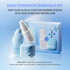 LANEIGE Gentle Gel Cleanser pump dispenses gel for gentle, non-stripping cleansing