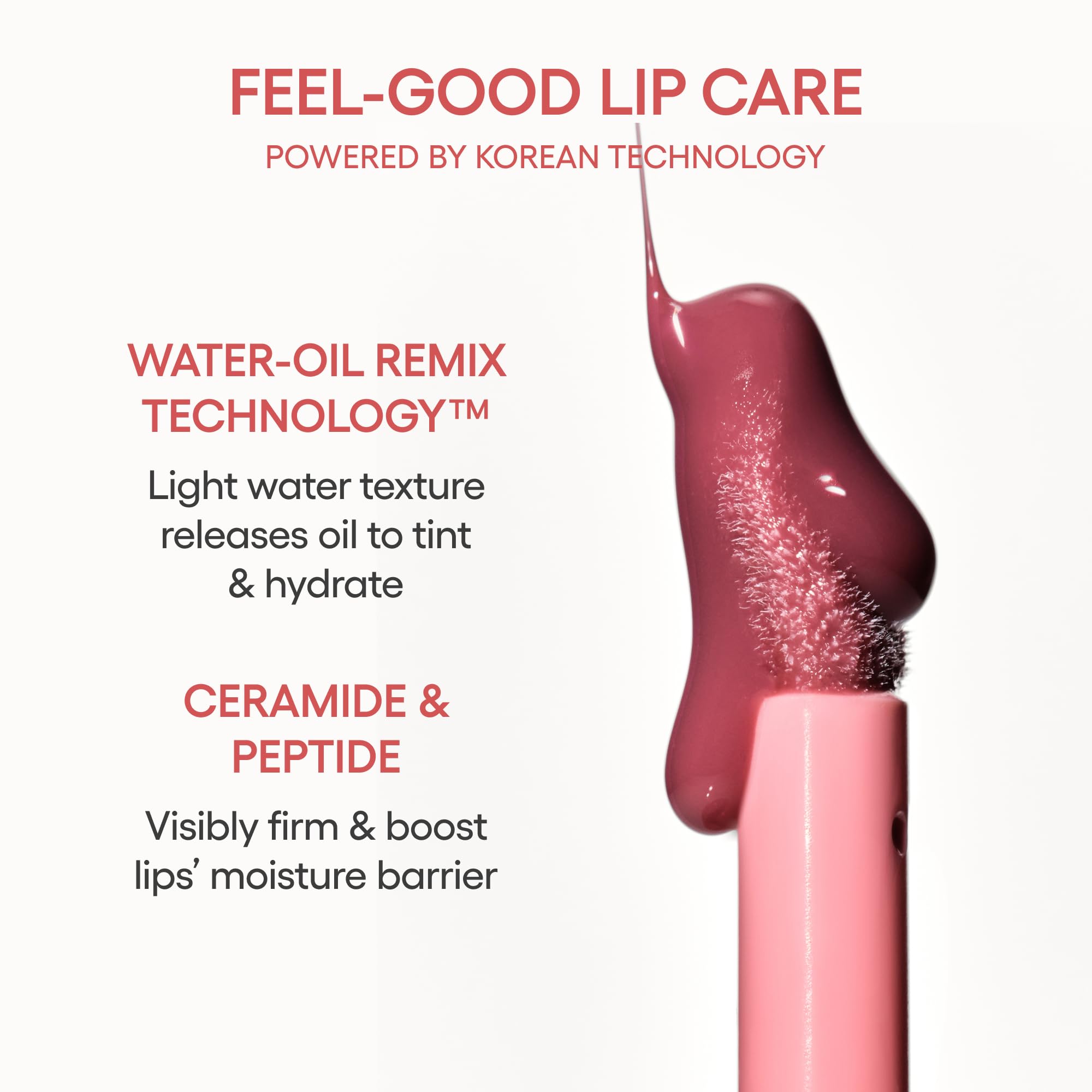 LANEIGE water-to-oil texture demonstrating hydrating non-sticky finish