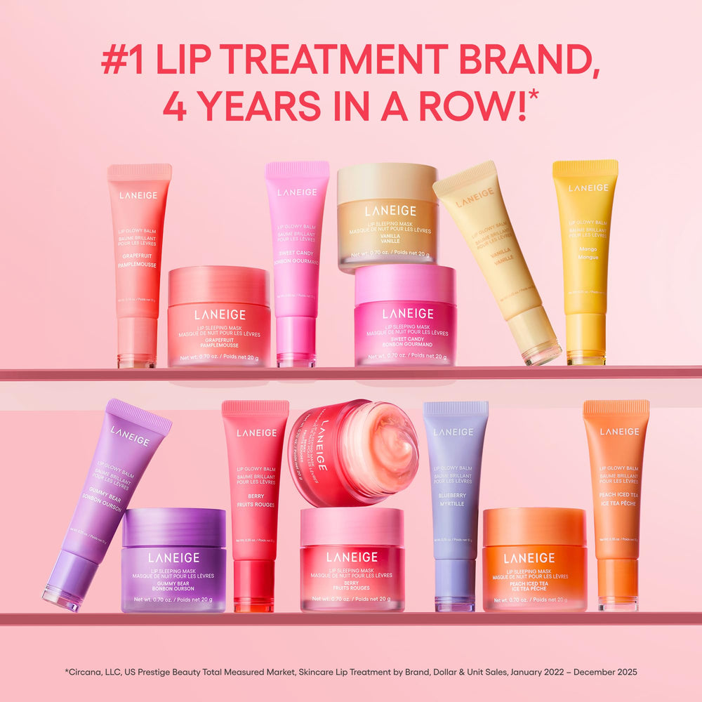 LANEIGE packaging label detail highlighting ingredient callouts and shade name