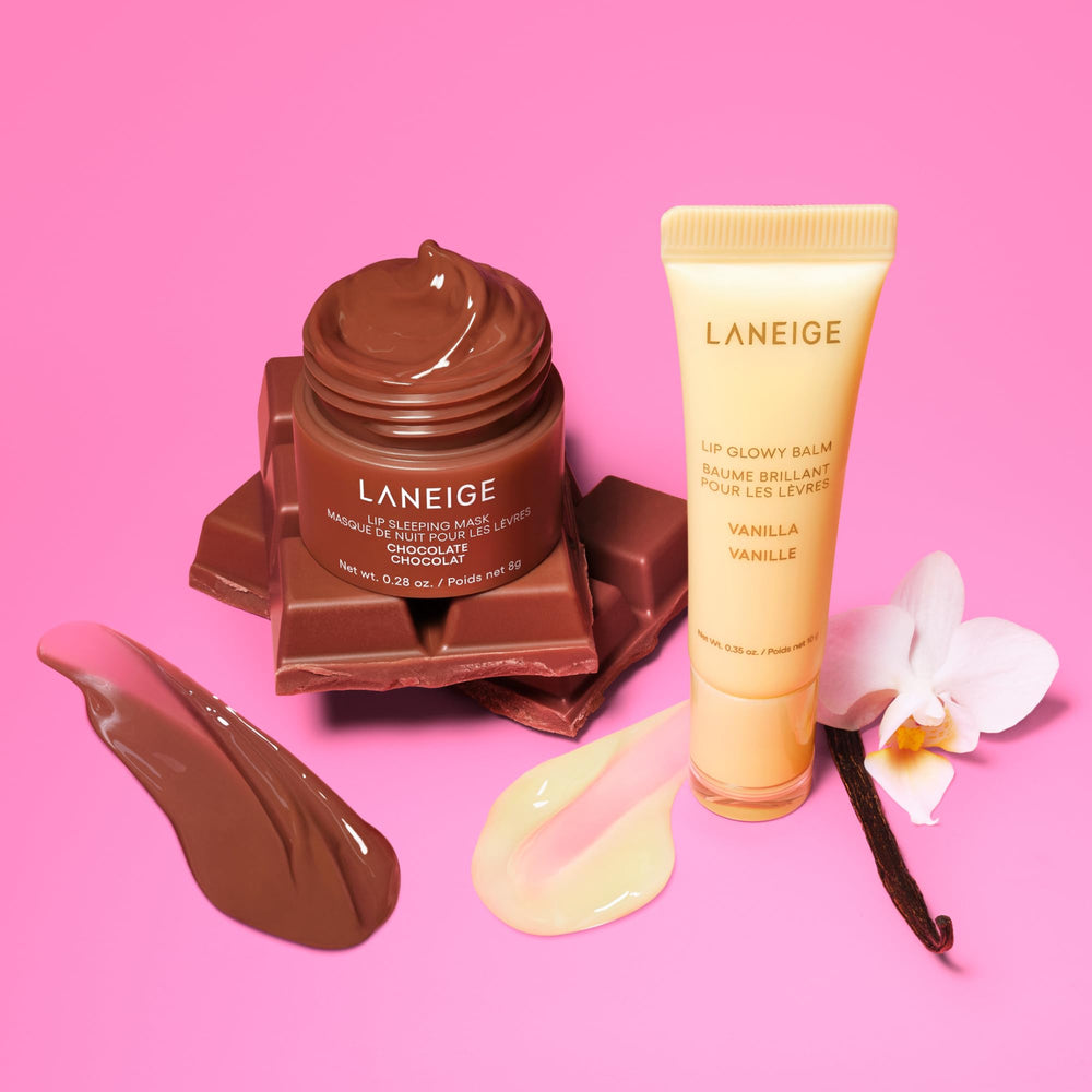 LANEIGE Lip Sleeping Mask open jar texture demonstrating rich hydration