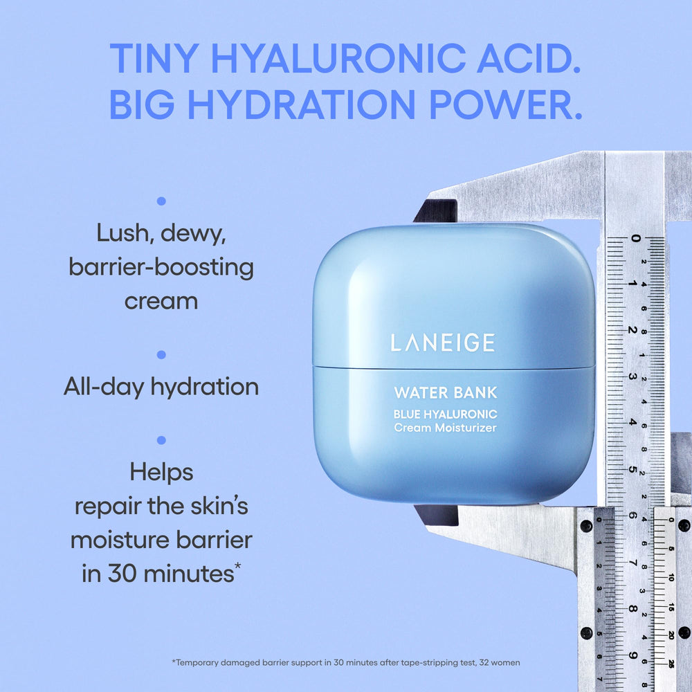 LANEIGE cream skin mist droplets on skin providing instant soothing hydration