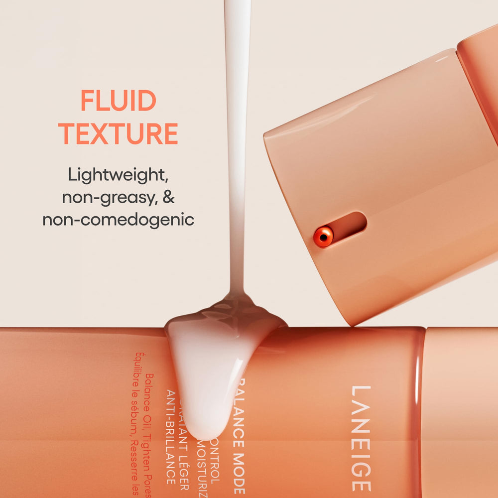 LANEIGE moisturizer applied on hand demonstrating non-greasy finish and fast absorption