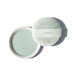 LANEIGE front packaging shows compact refill, eco-friendly benefit
