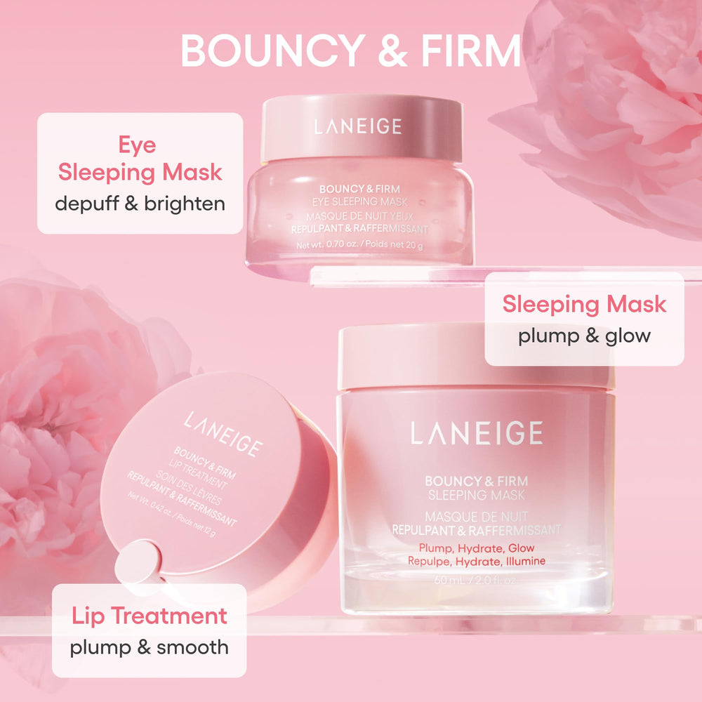 LANEIGE on nightstand lifestyle image showing nighttime repair routine benefit