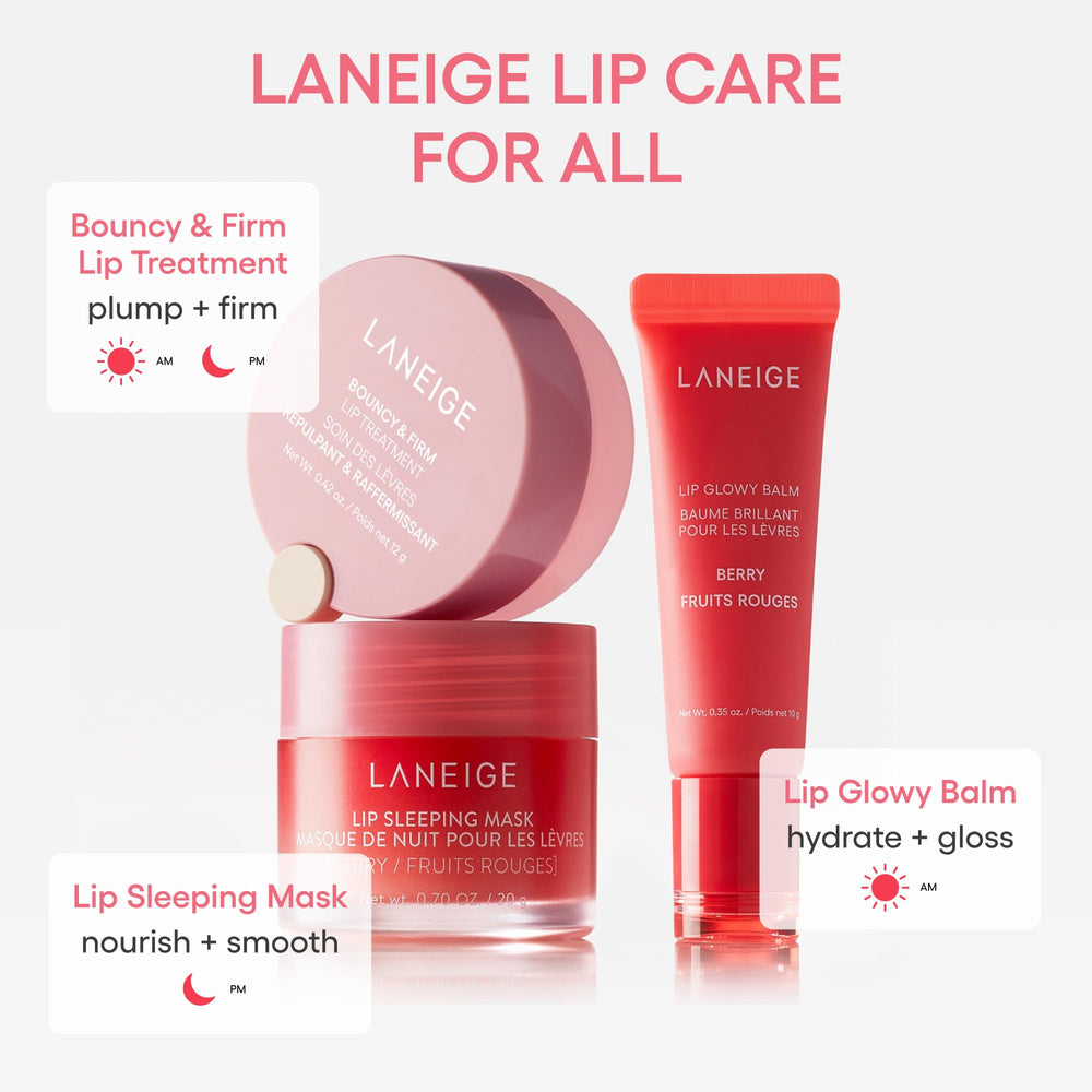 LANEIGE label detail focusing on ingredients list and transparent formulation benefit