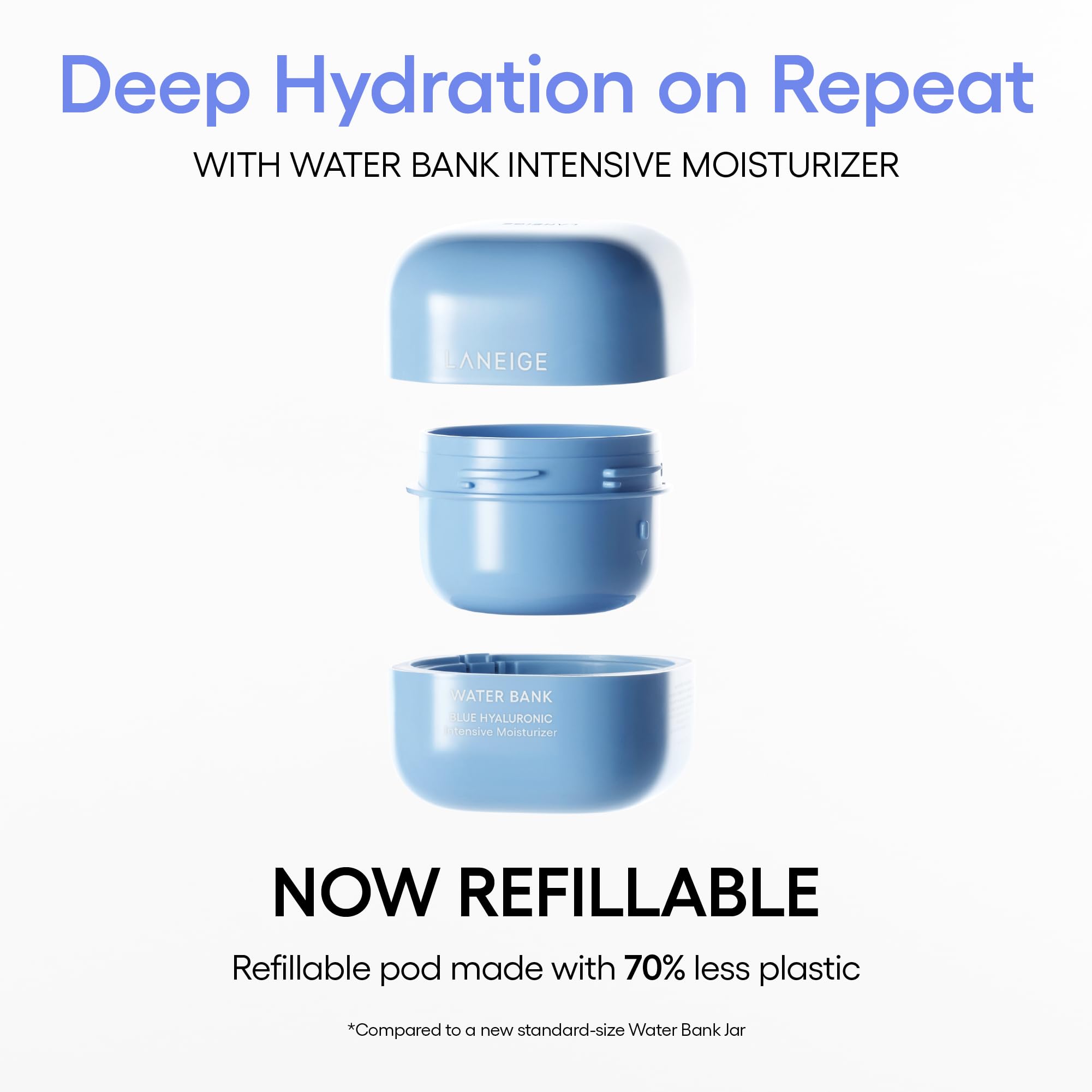 LANEIGE refill label and ingredient list emphasizing key actives