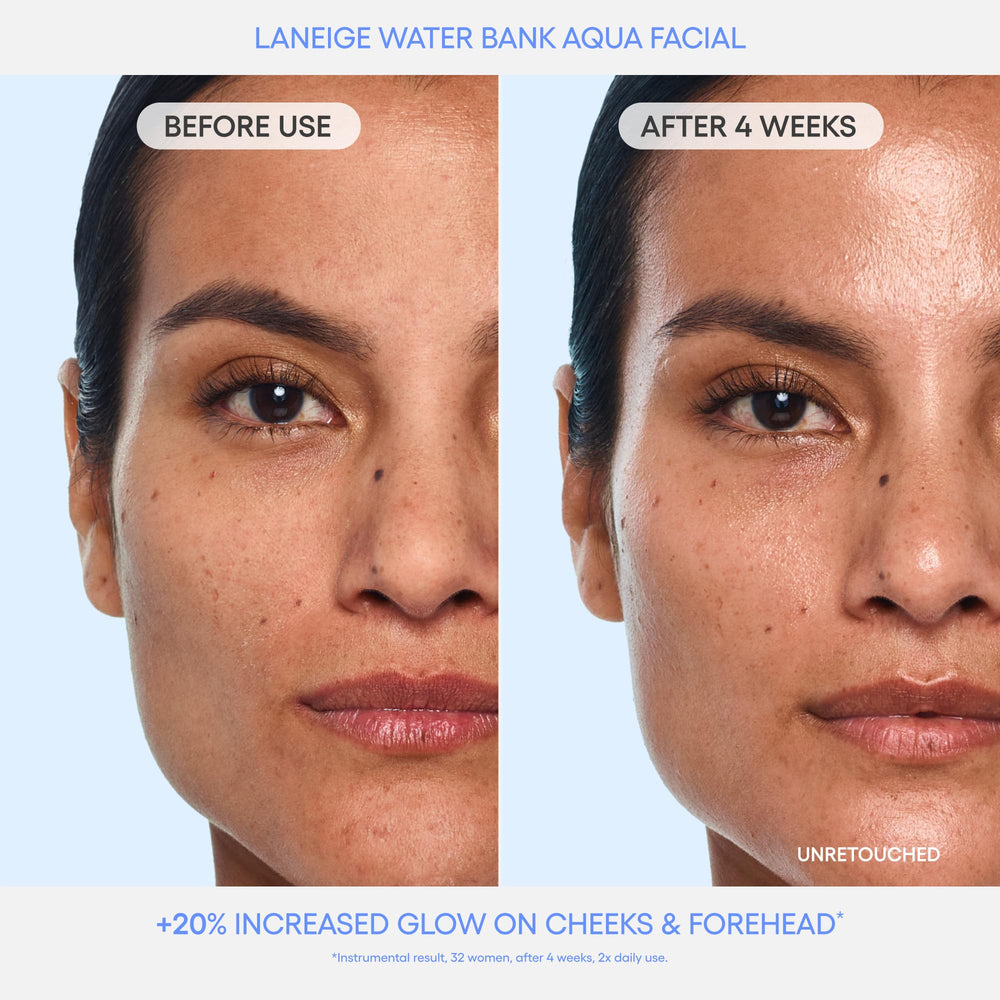 LANEIGE ingredients label highlighting acids and hydrating actives