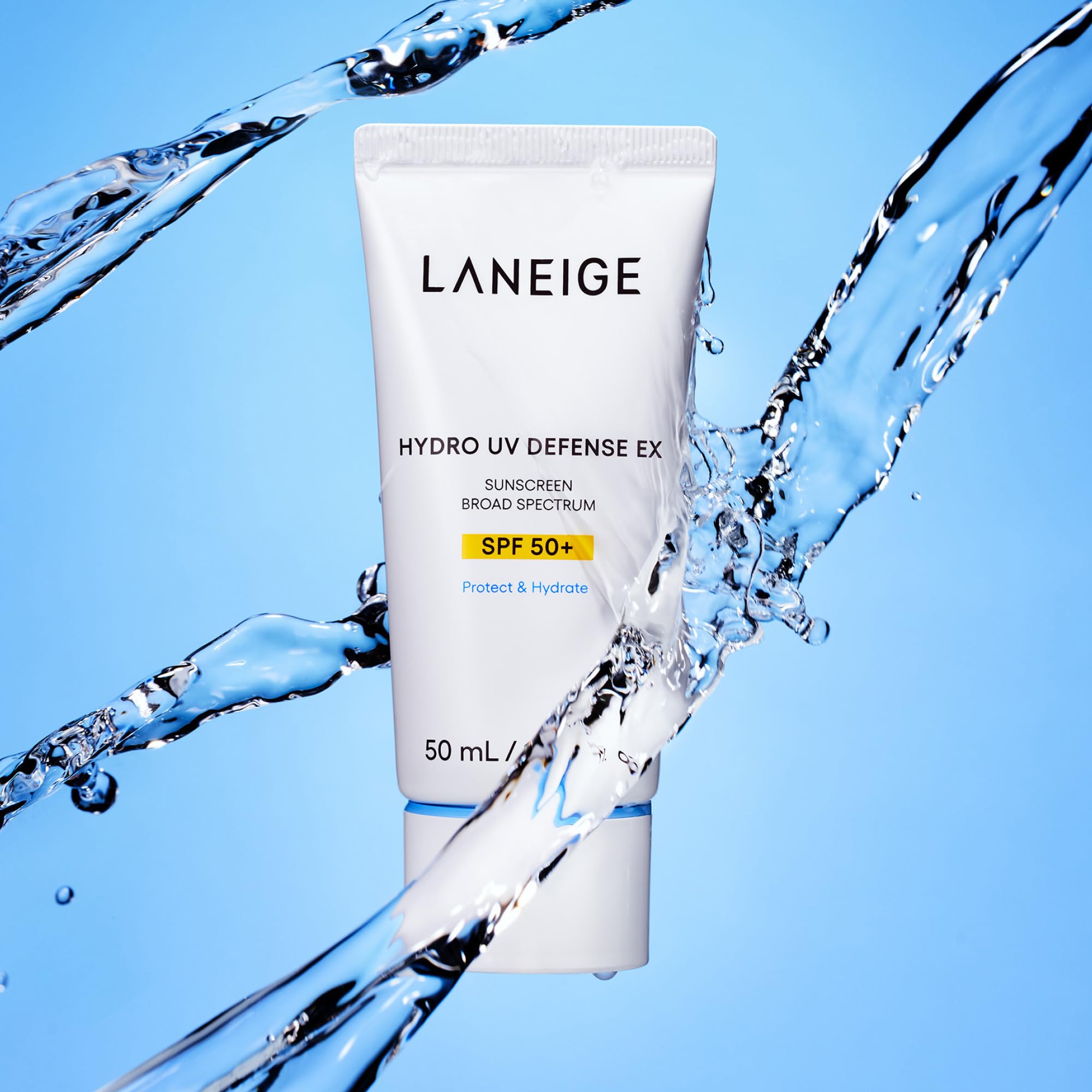 LANEIGE in a travel pouch for on-the-go reapplication convenience