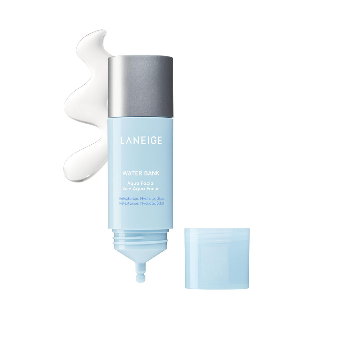 LANEIGE front bottle showing sleek design and brand hydration benefit