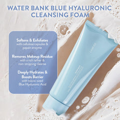 LANEIGE foam in hand demonstrating bouncy lather and easy rinse