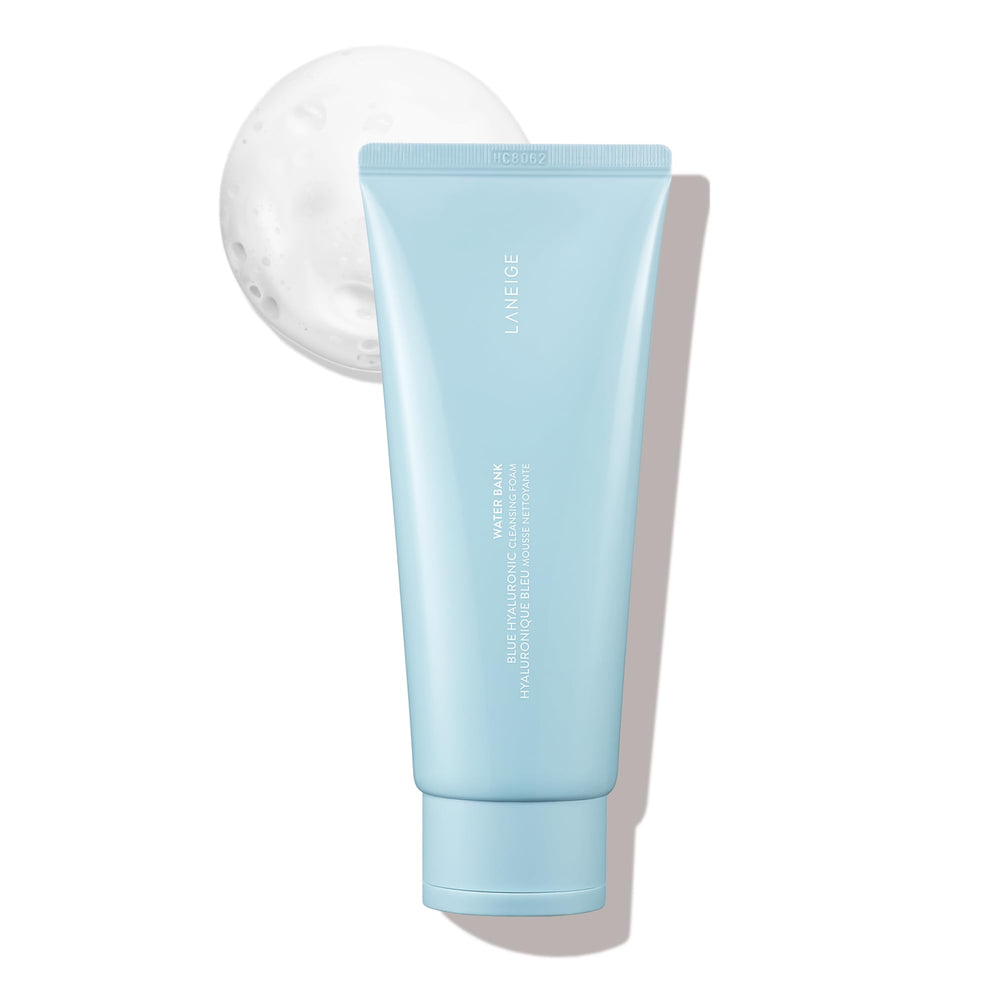 LANEIGE cleanser front jar showing product identity and gentle hydration