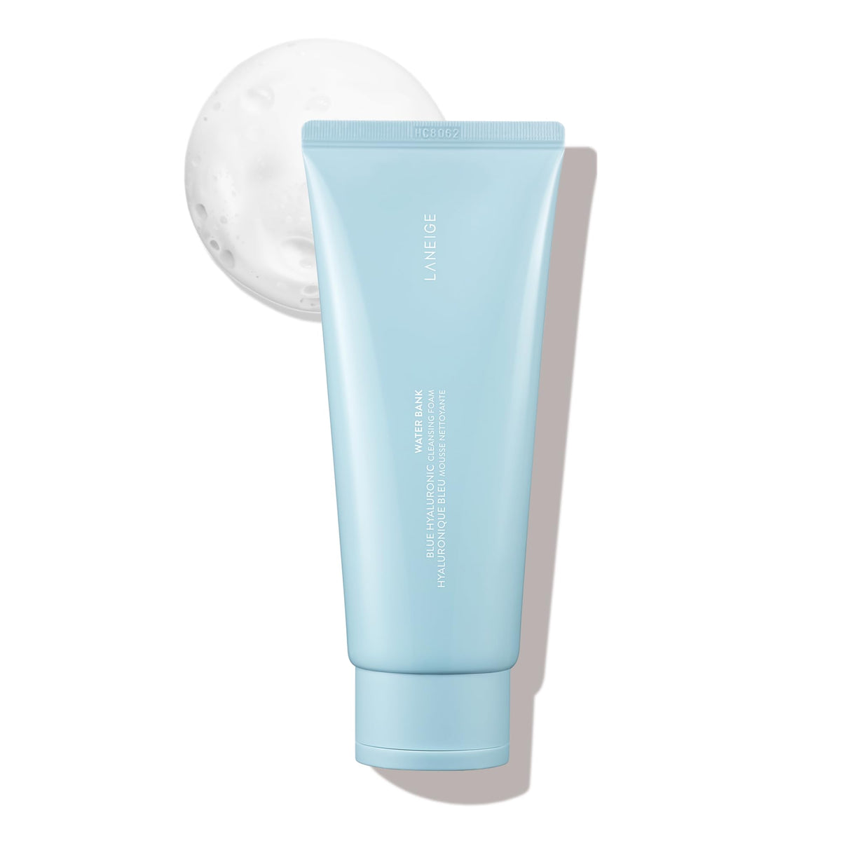 LANEIGE cleanser front jar showing product identity and gentle hydration