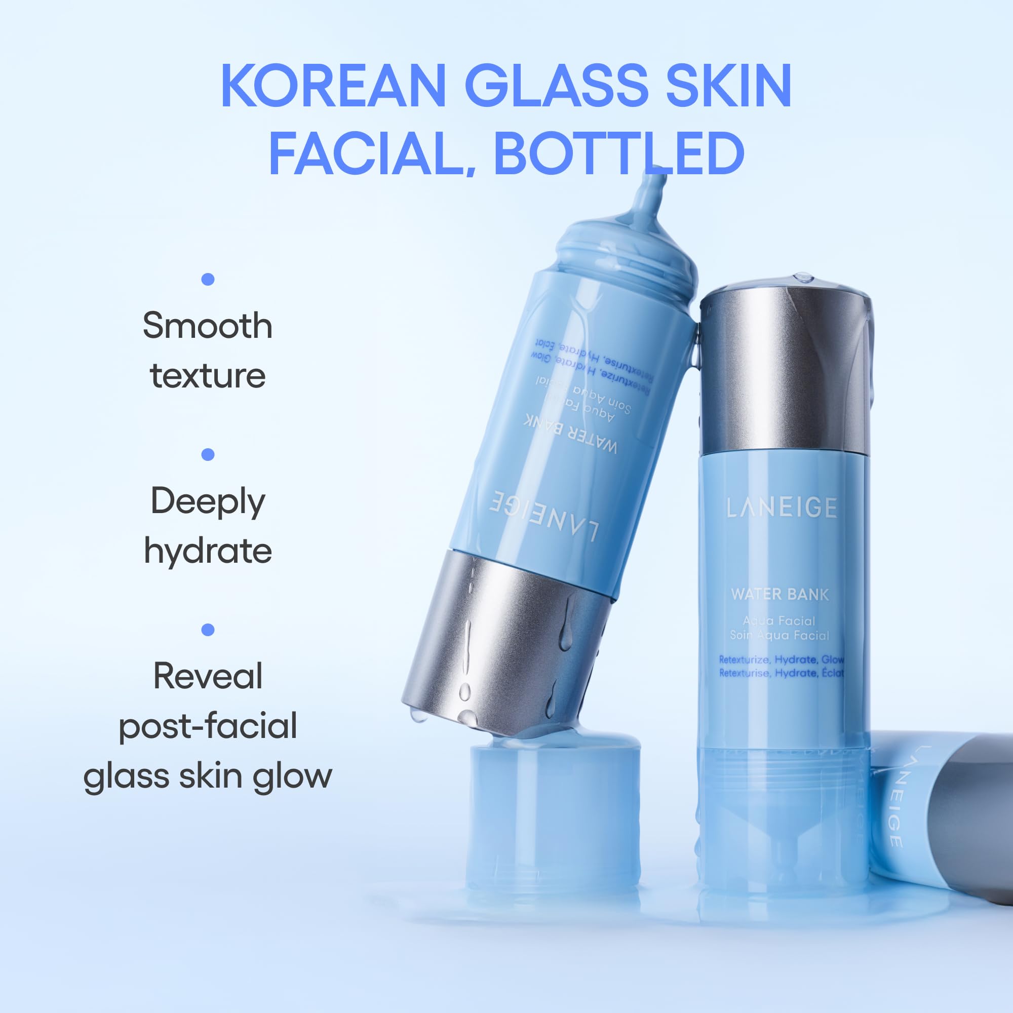 LANEIGE serum in hand demonstrating size and easy dispensing