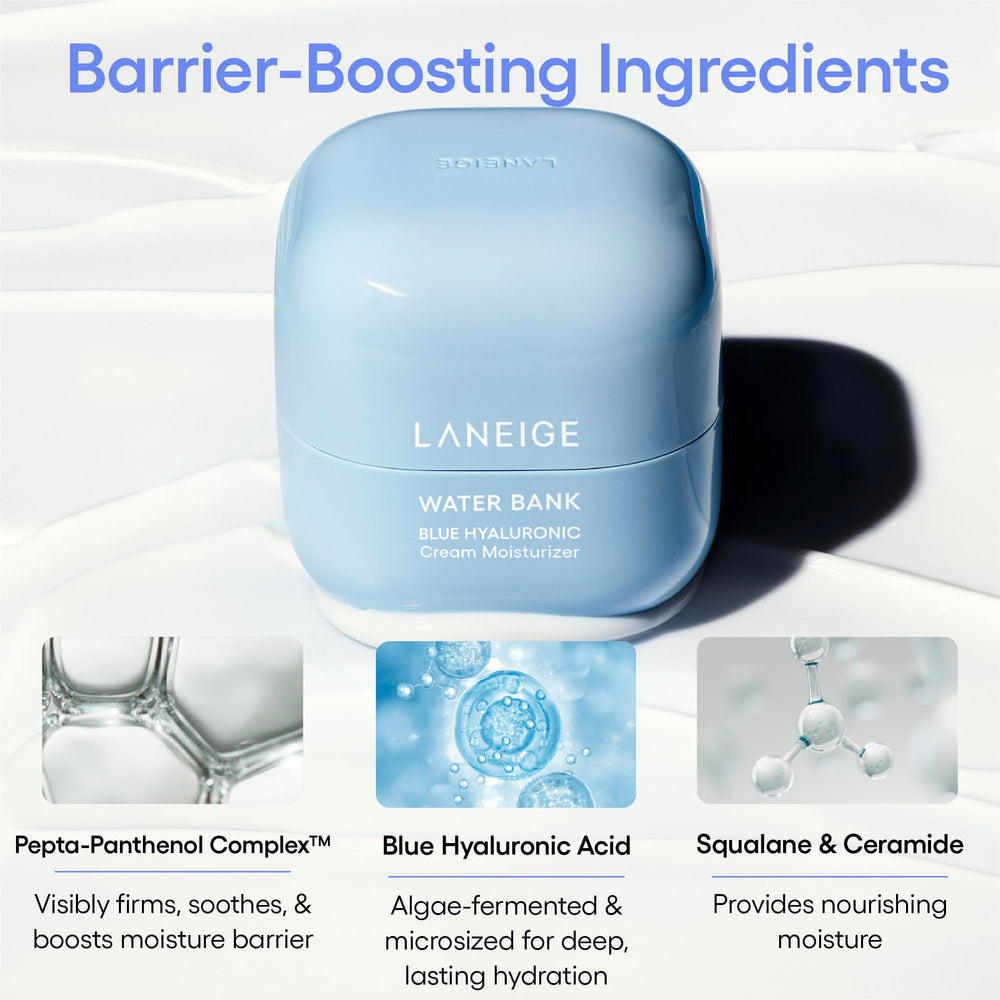 LANEIGE Water Sleeping Mask open pot showing overnight recovery texture