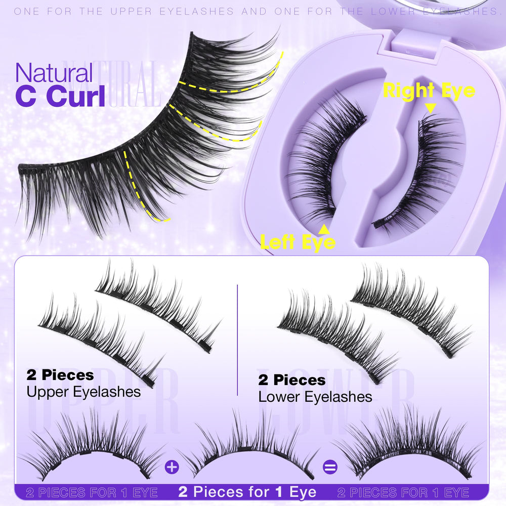 LANFLOWER close-up of lash fibers highlighting lightweight natural texture