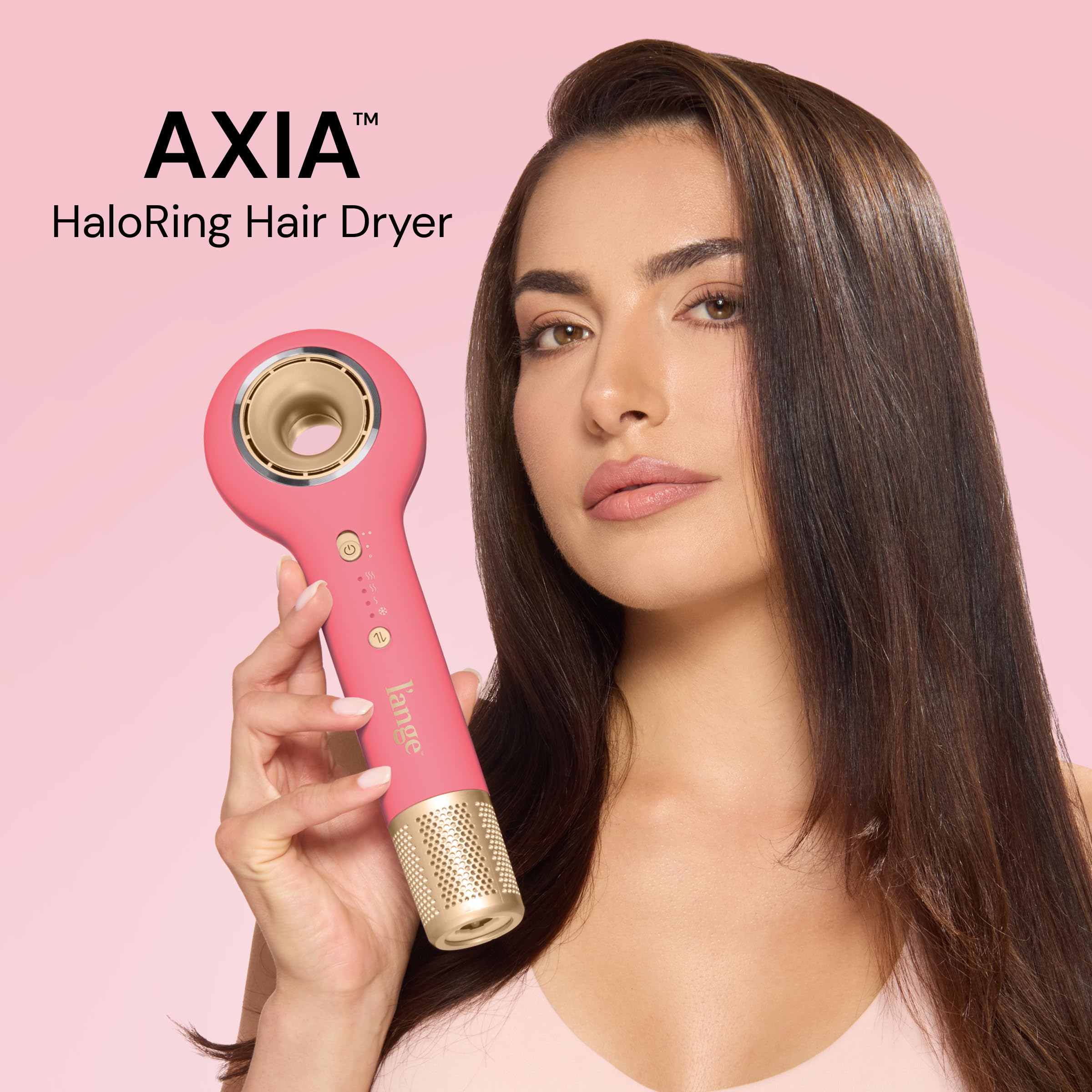 L'ANGE HAIR side profile highlighting ergonomic grip for reduced fatigue
