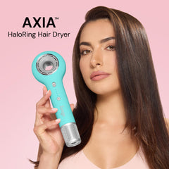 L'ANGE HAIR Axia HaloRing side profile highlighting ergonomic handle for comfortable styling