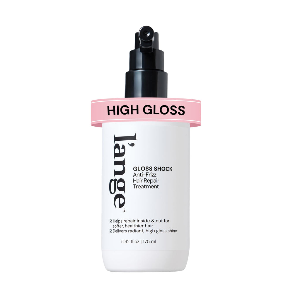 L'ANGE HAIR bottle front packaging showing sleek design and product name
