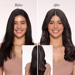 L'ANGE HAIR marula oil sheen on strands highlighting moisturized glossy finish benefit