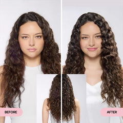 L'ANGE HAIR pump and cap detail for controlled, mess-free dispensing