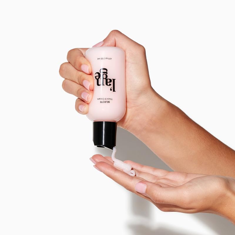 L'ANGE HAIR label close-up displaying ingredient transparency and gentle formula