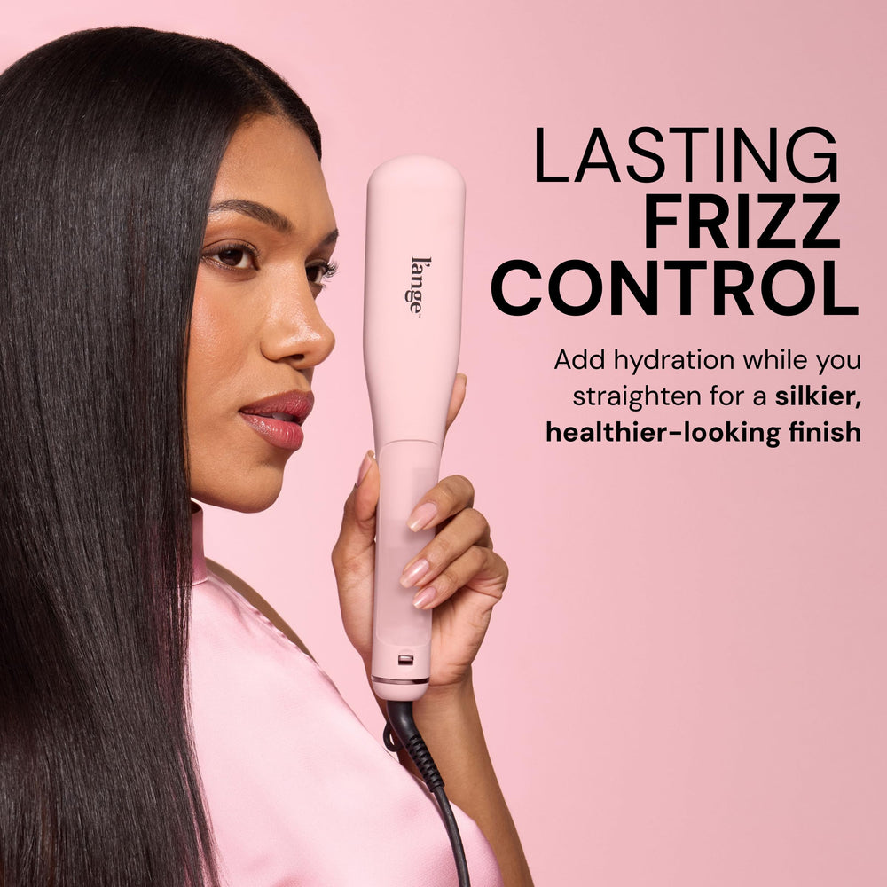 L'ANGE HAIR steam ejection port releasing micro steam for added hydration benefit