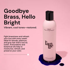 L'ANGE HAIR shampoo lather texture delivering toning and moisture