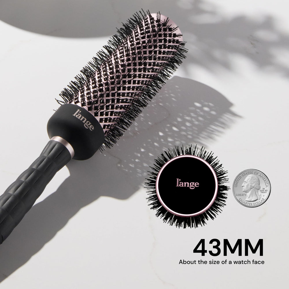 L'ANGE HAIR wavy nylon bristles detail reducing tugging and smoothing hair benefit