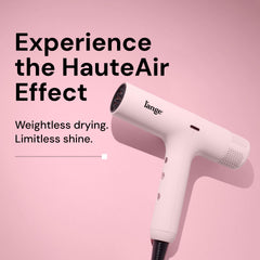 L'ANGE HAIR LED display close-up for precise heat control benefit
