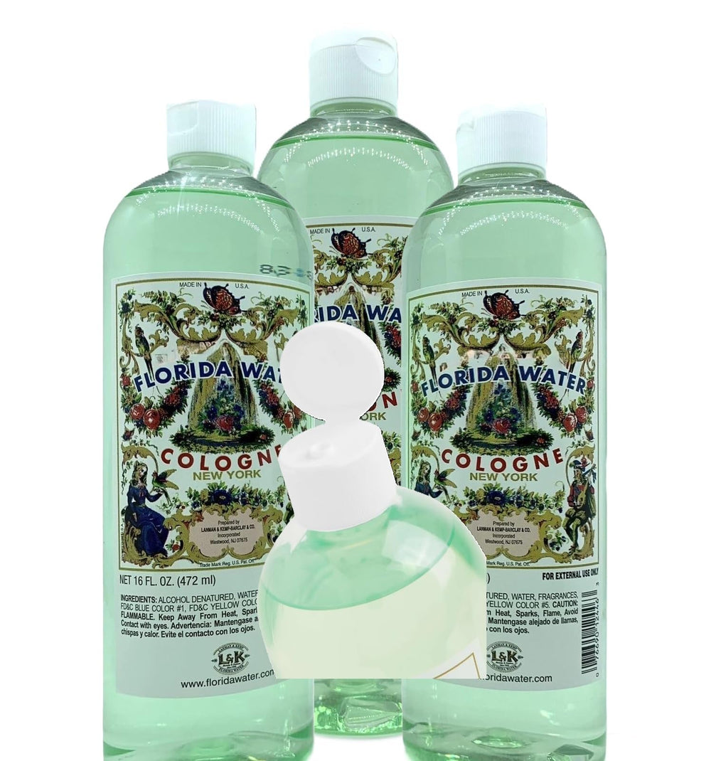 Lanman & Kemp front packaging showing three bottles and size benefits