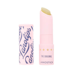Lanolips Lanostick front packaging showing compact, travel-ready balm benefiting on-the-go hydration