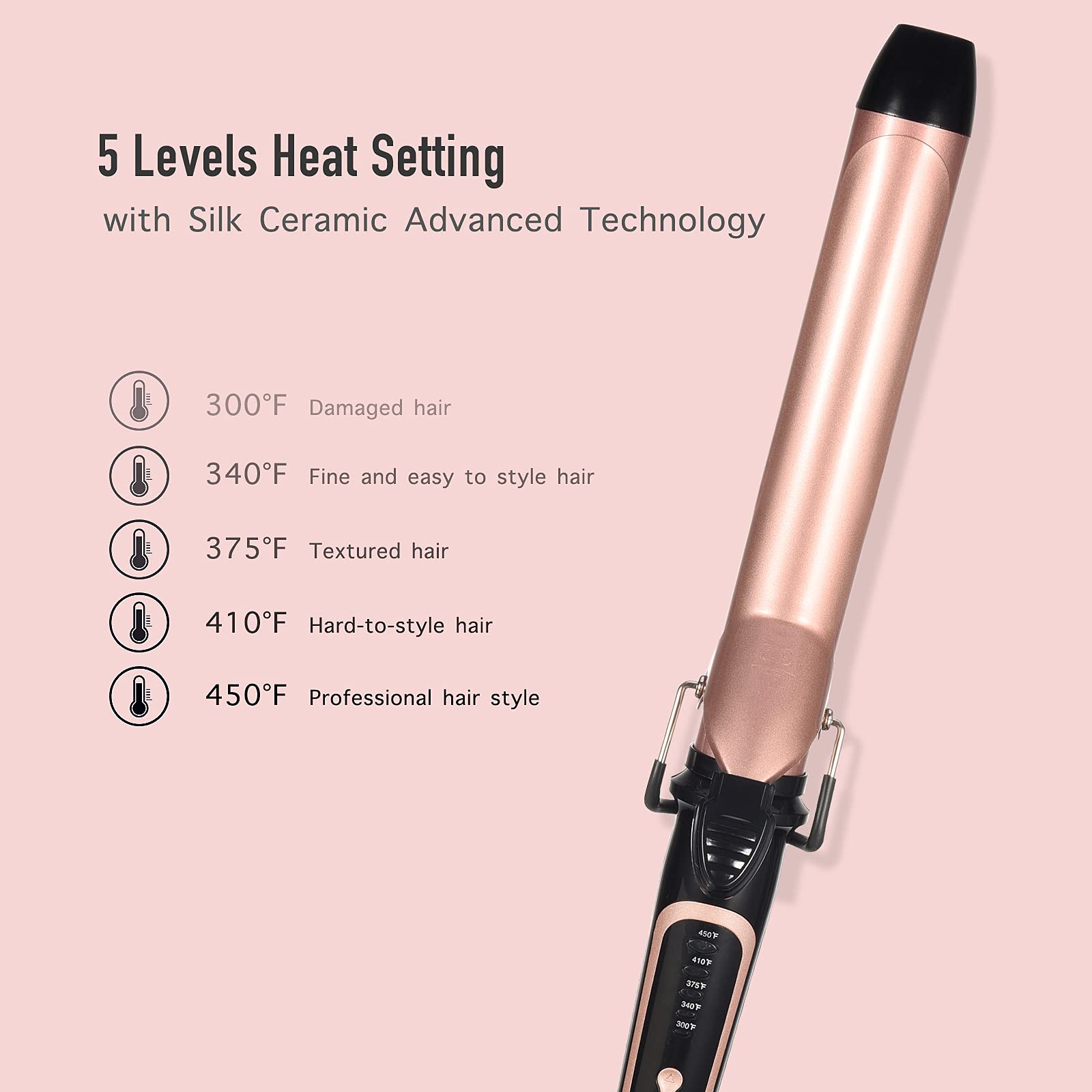 LANVIER swivel cord and plug for tangle-free travel-friendly use