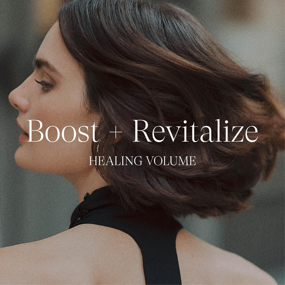L’ANZA before and after photos highlighting fuller-looking hair