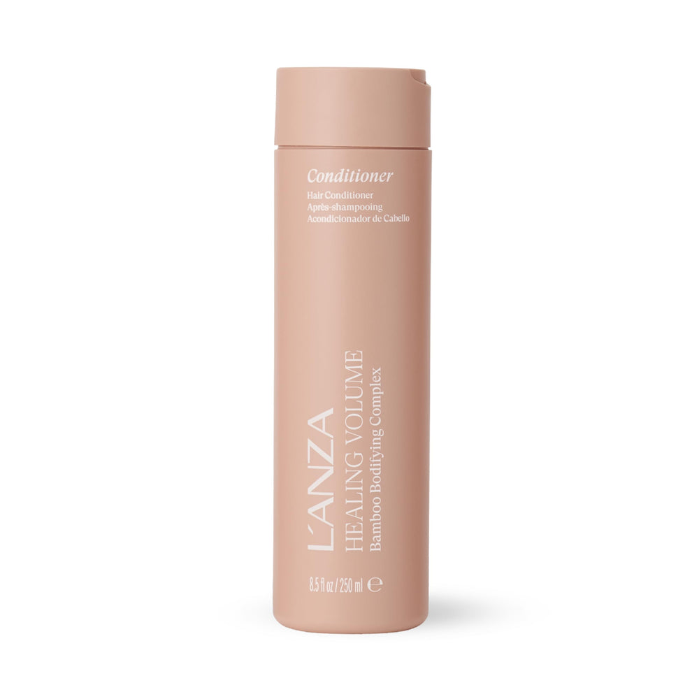 L’ANZA front packaging showing product and volume benefits