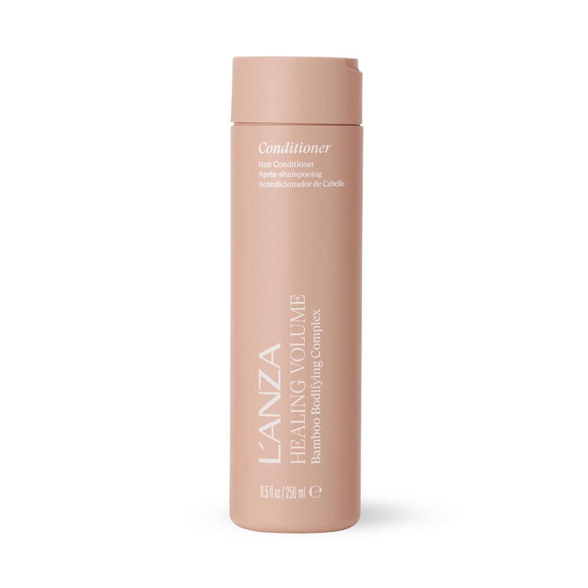 L’ANZA front packaging showing product and volume benefits