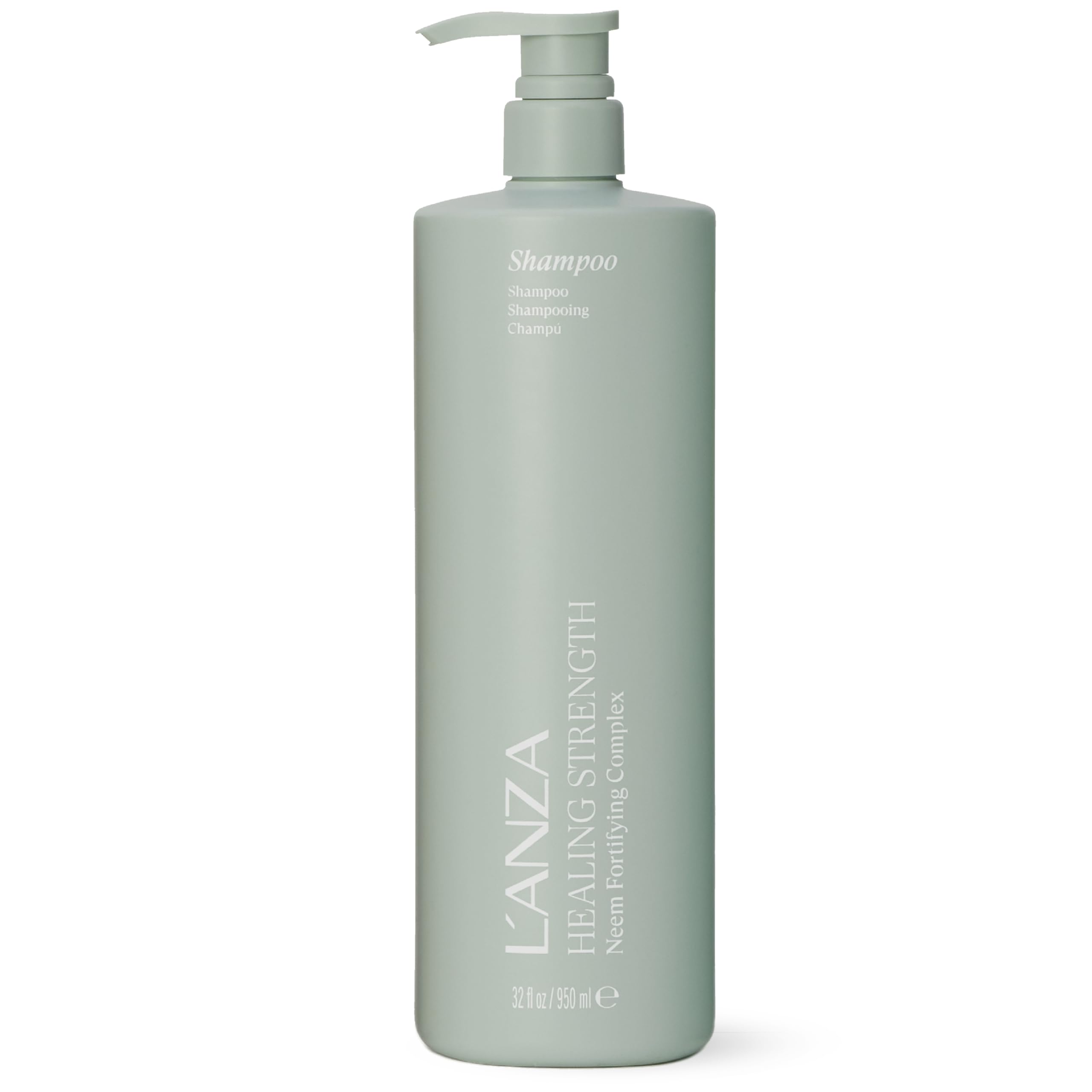 L’ANZA front bottle showing product and clear brand benefit